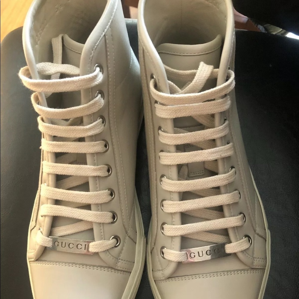 NEW Gucci Men’s High Top Shoes - 8.5 Men’s - Picture 5 of 7